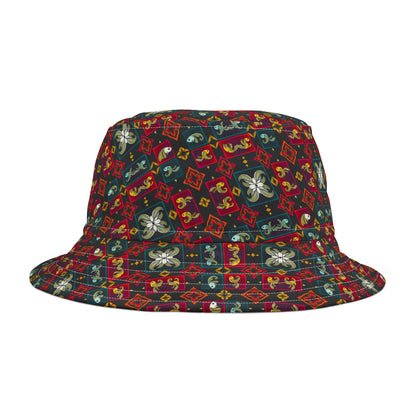 Bucket Hat, (AOP), Pisces, Zodiac, Shape Pattern