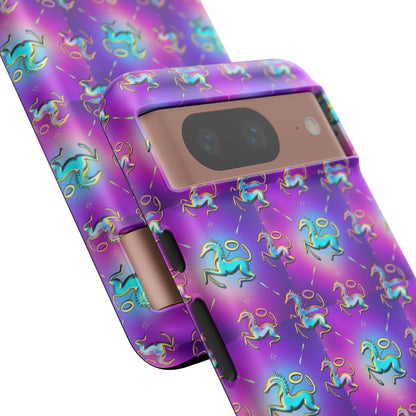 Tough Cases, Aquarius, Zodiac, Metal Pattern