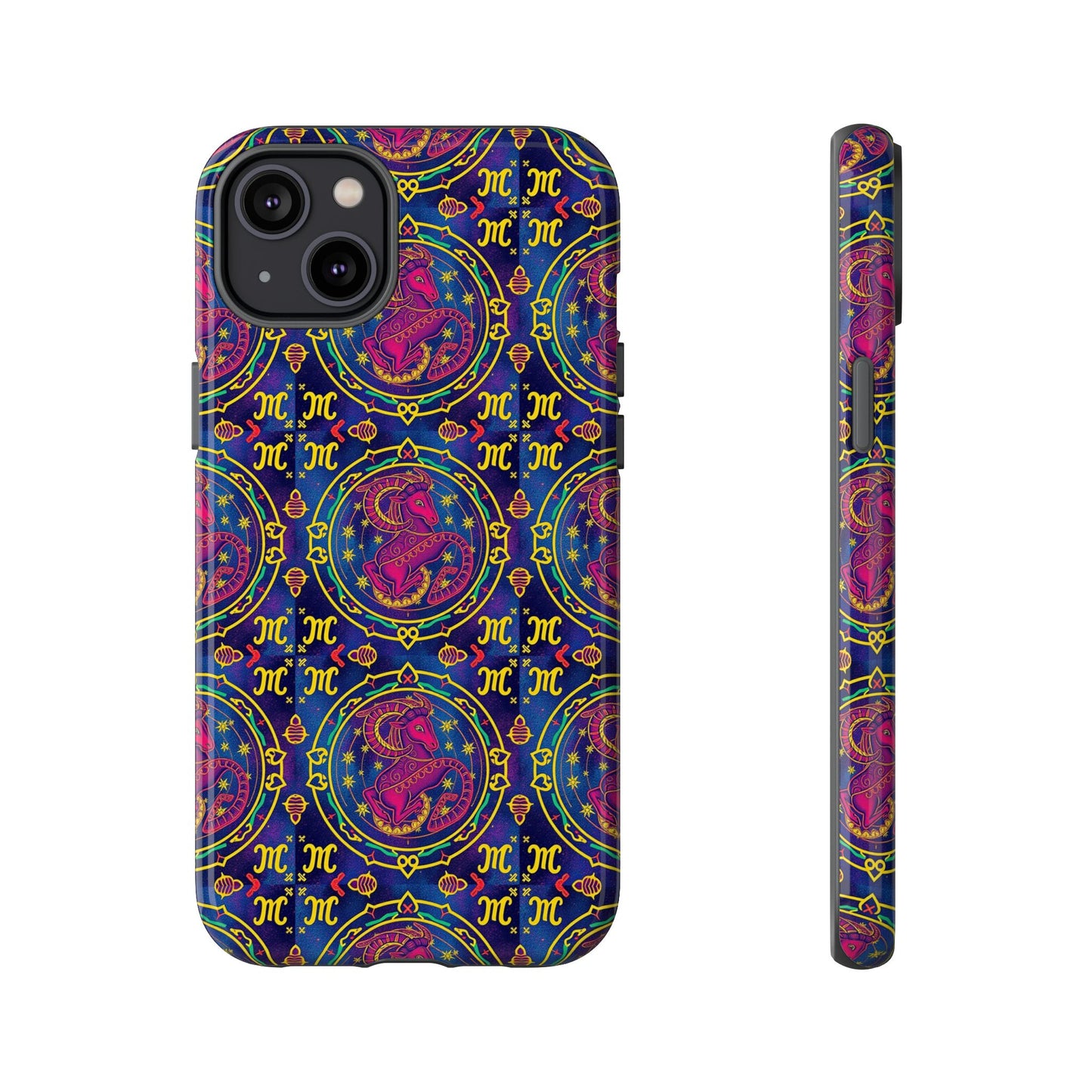 Tough Cases, Capricorn, Zodiac, Metal Pattern