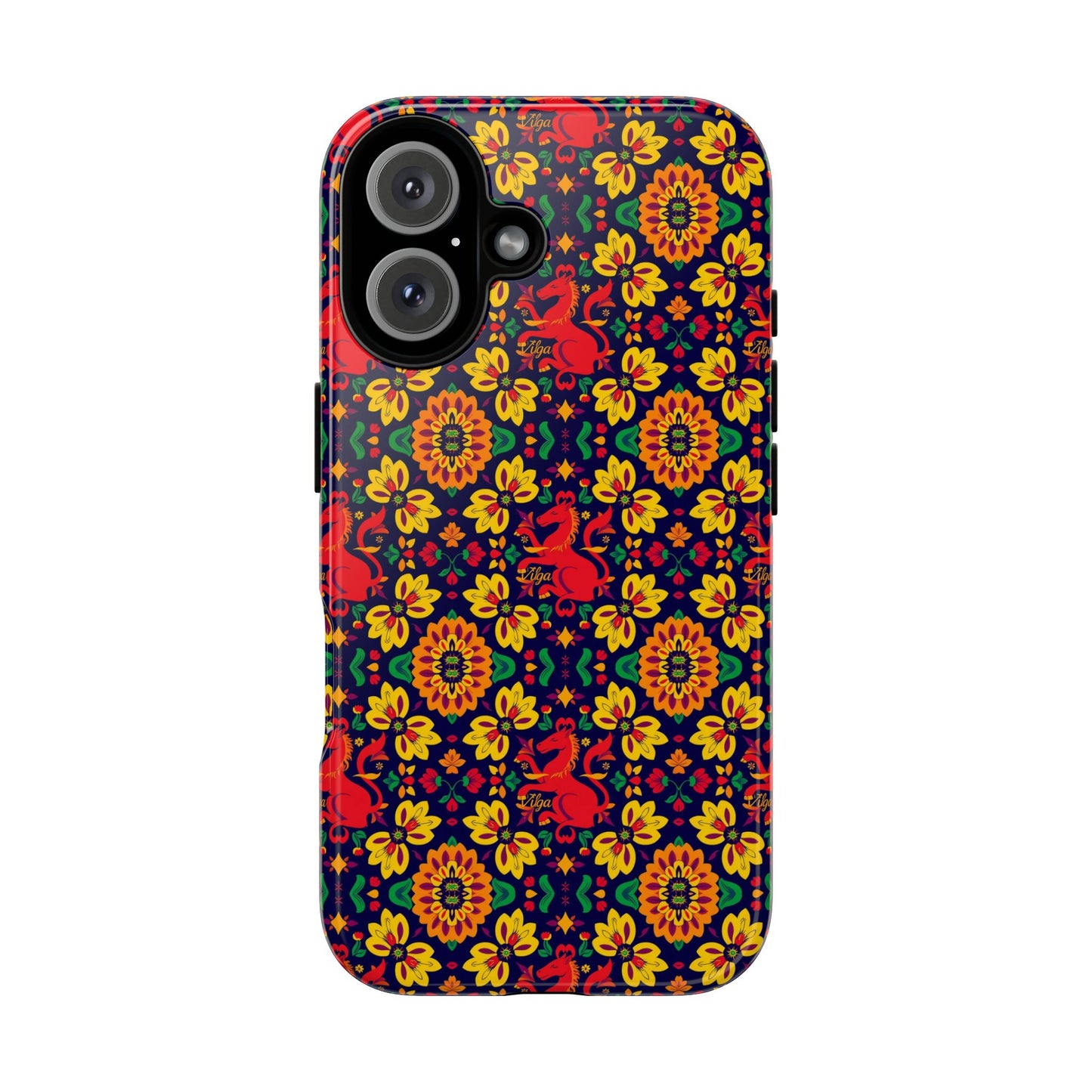 Tough Cases, Virgo, Zodiac v2, Flower Pattern