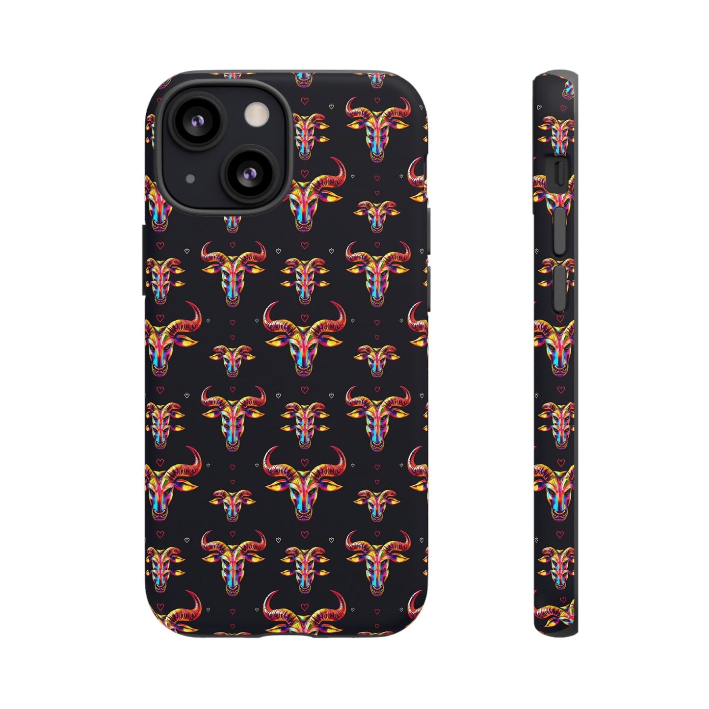 Tough Cases, Taurus, Zodiac, Metal Pattern