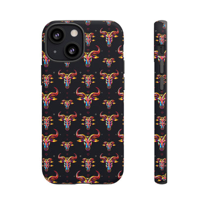 Tough Cases, Taurus, Zodiac, Metal Pattern