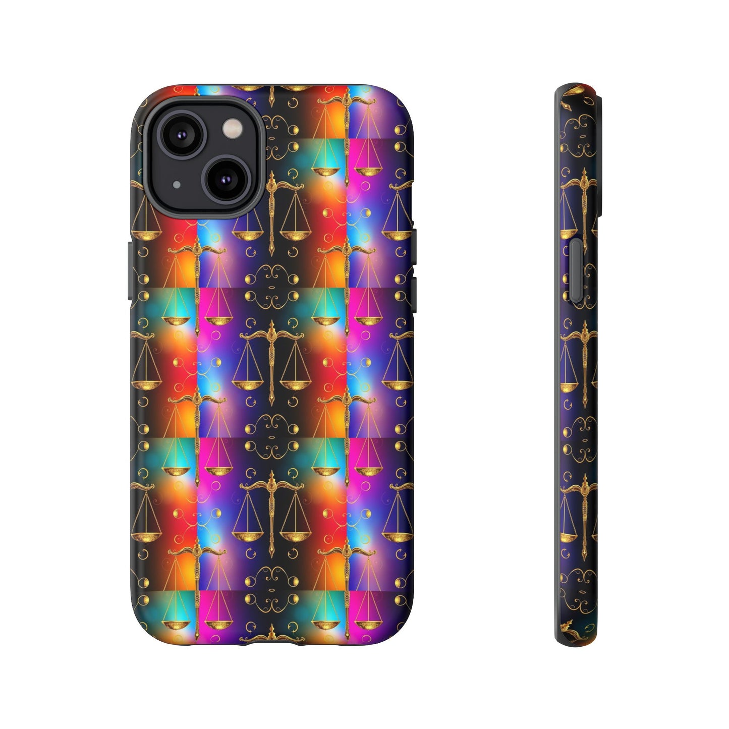 Tough Cases, Libra, Zodiac v1, Metal Pattern