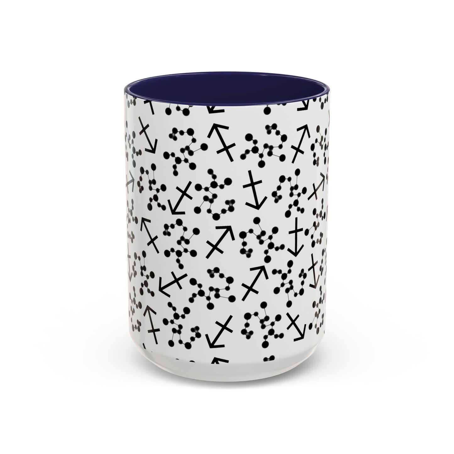 Accent Coffee Mug with the Sagittarius sign (11, 15oz)