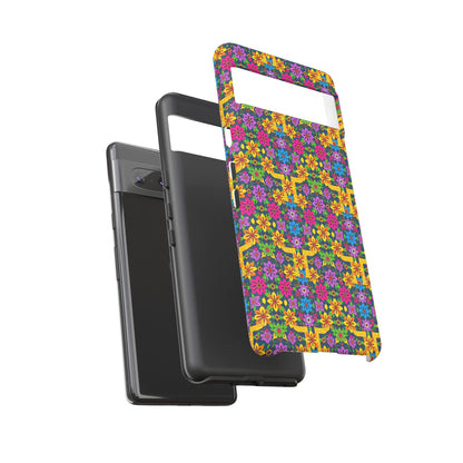 Tough Cases, Gemini, Zodiac v3, Flower Pattern