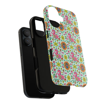 Tough Cases, Aquarius, Zodiac, Flower Pattern