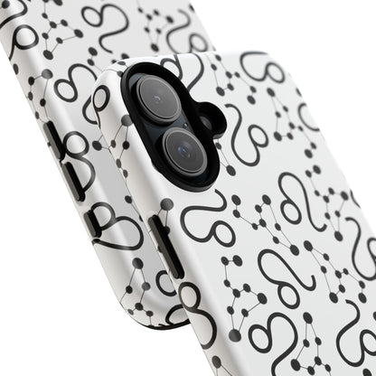 Tough Cases with the Leo Zodiac sign for iPhone, Samsung Galaxy, and Google Pixel devices