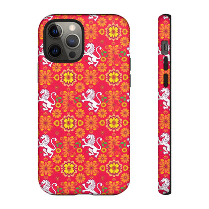 Tough Cases, Leo, Zodiac v4, Flower Pattern