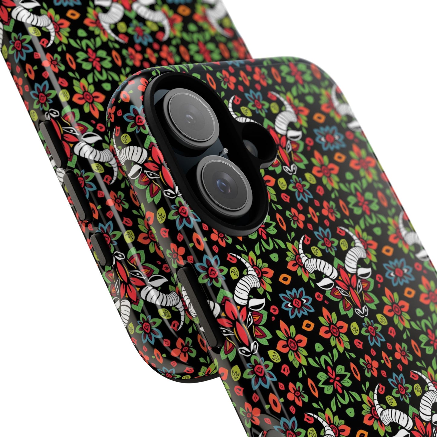 Tough Cases, Taurus, Zodiac v2, Flower Pattern