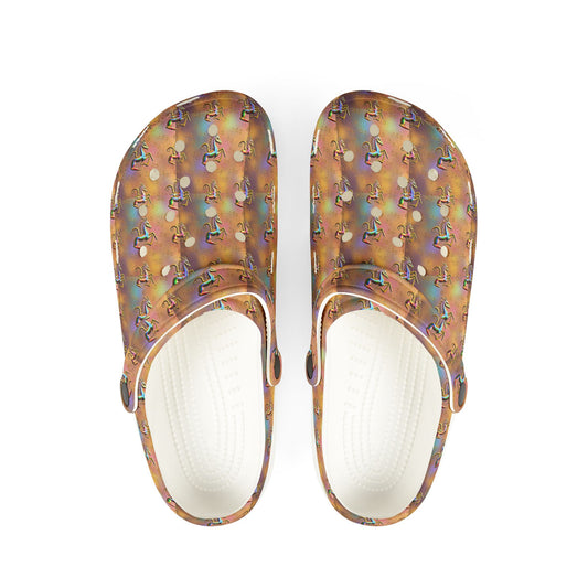 EVA Foam Rubber Shoes, (AOP), Aquarius, Zodiac v2, Pattern