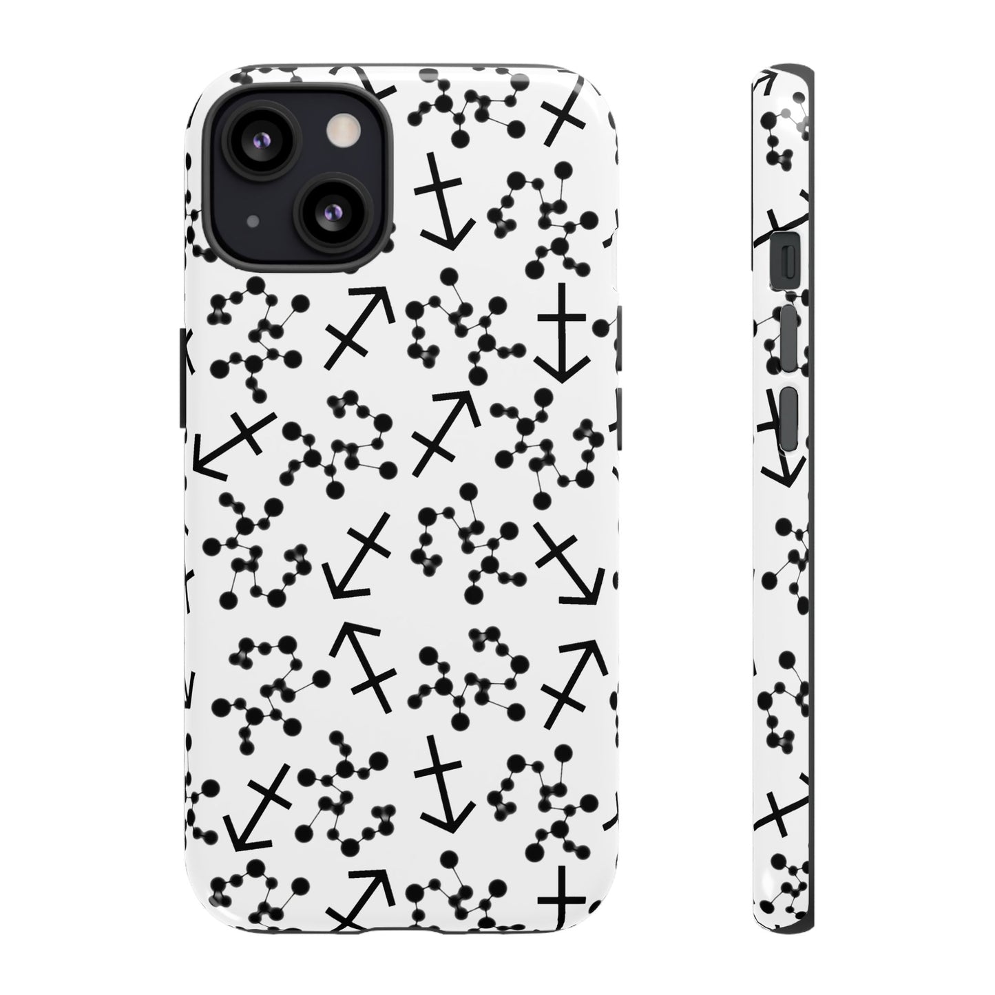 Tough Cases with the Sagittarius Zodiac sign for iPhone, Samsung Galaxy, and Google Pixel devices