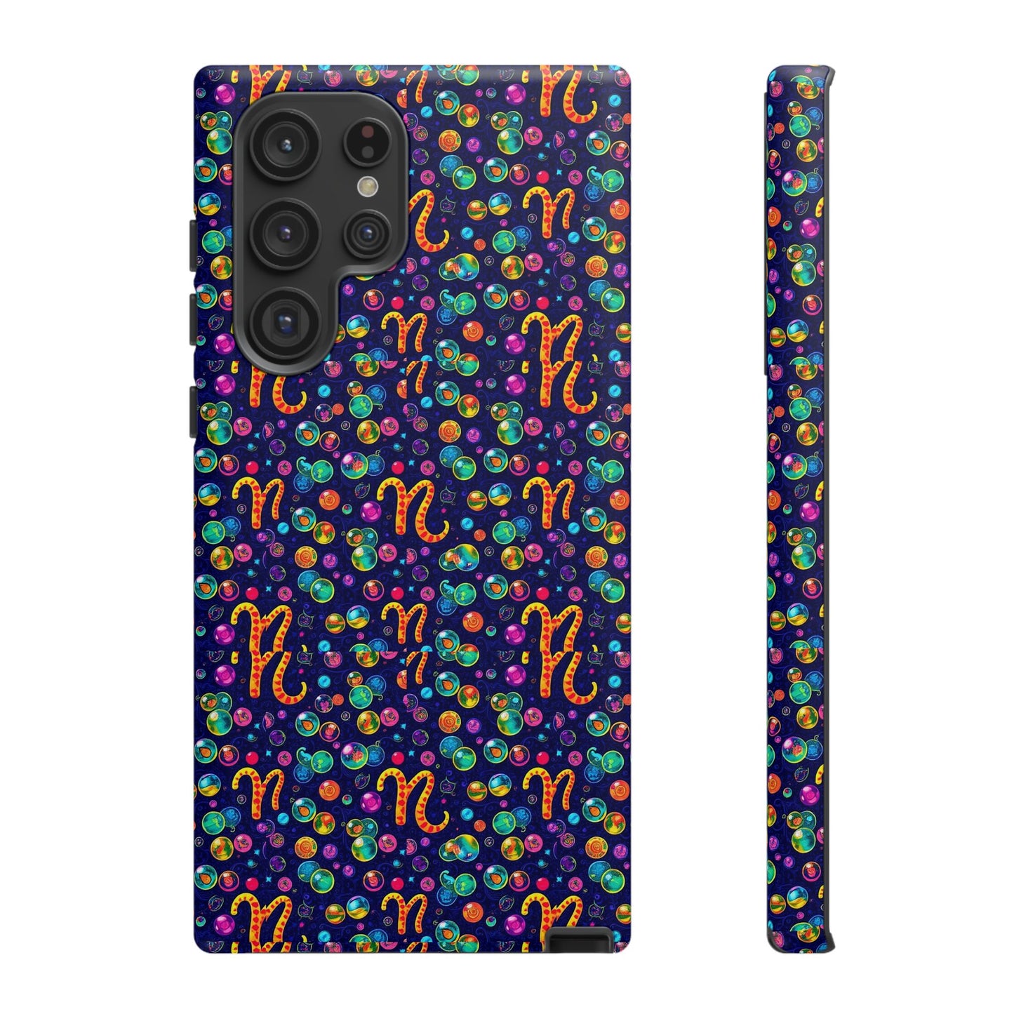 Tough Cases, Aquarius, Zodiac, Bubble Pattern