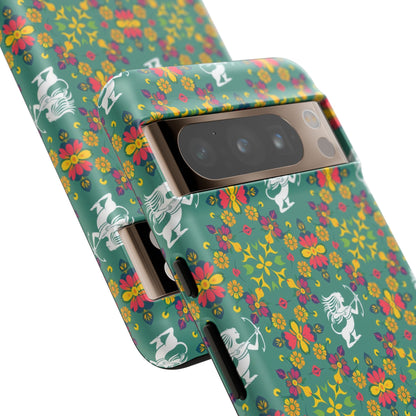Tough Cases, Sagittarius, Zodiac, Flower Pattern