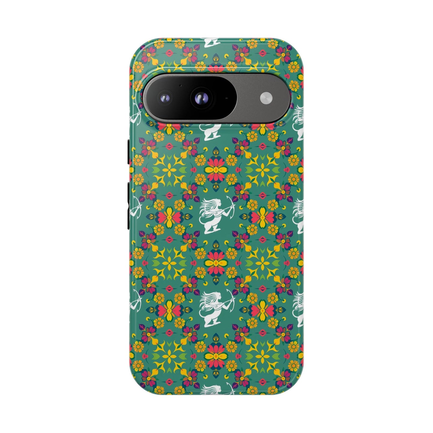 Tough Cases, Sagittarius, Zodiac, Flower Pattern