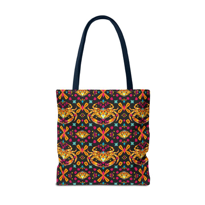 Tote Bag (AOP), Cancer, Zodiac v1, Jewel Pattern
