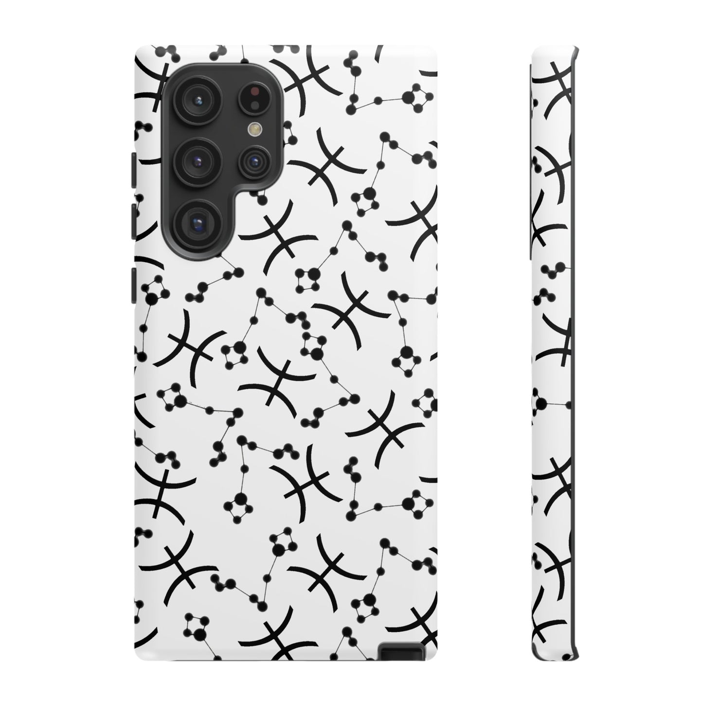 Tough Cases with the Pisces Zodiac sign for iPhone, Samsung Galaxy, and Google Pixel devices