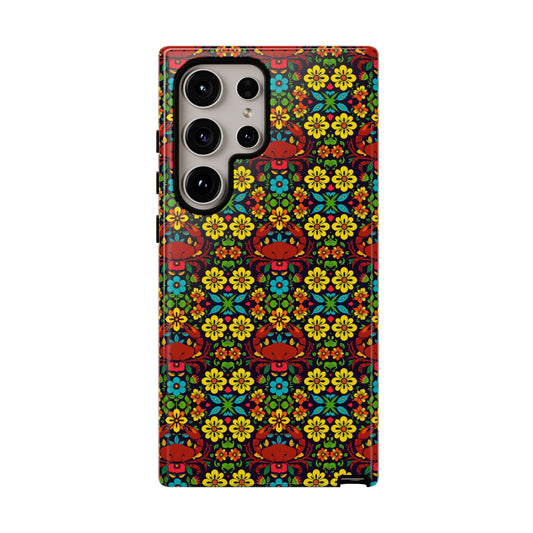 Tough Cases, Cancer, Zodiac v2, Flower Pattern