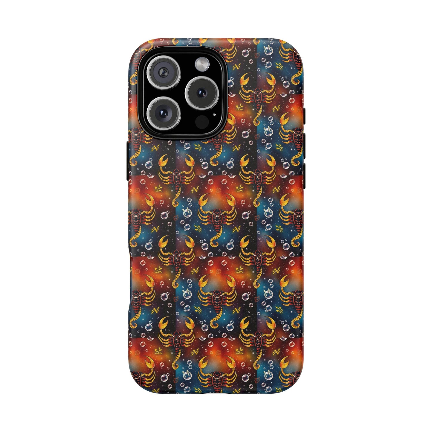 Tough Cases, Scorpio, Zodiac v2, Bubble Pattern