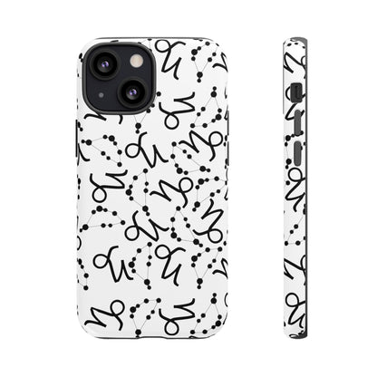 Tough Cases with the Capricorn Zodiac sign for iPhone, Samsung Galaxy, and Google Pixel devices