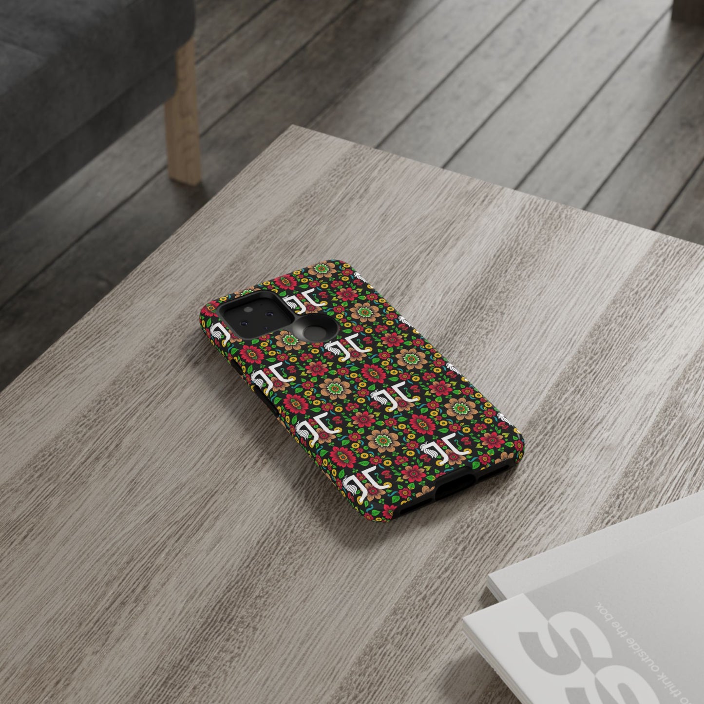 Tough Cases, Gemini, Zodiac v4, Flower Pattern