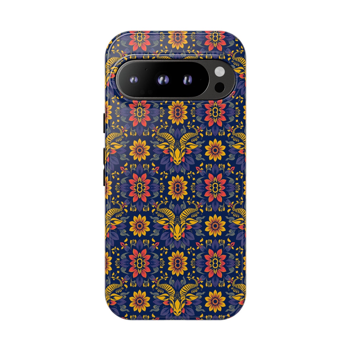 Tough Cases, Taurus, Zodiac v3, Flower Pattern