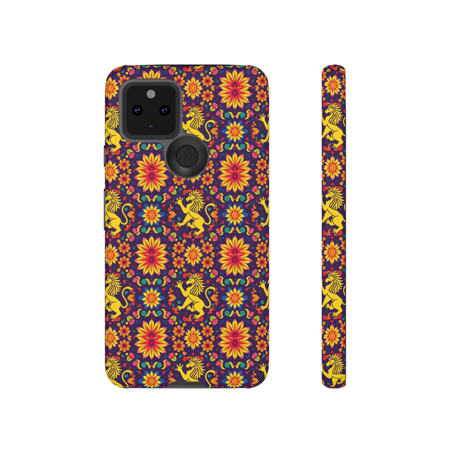 Tough Cases, Leo, Zodiac, Flower Pattern