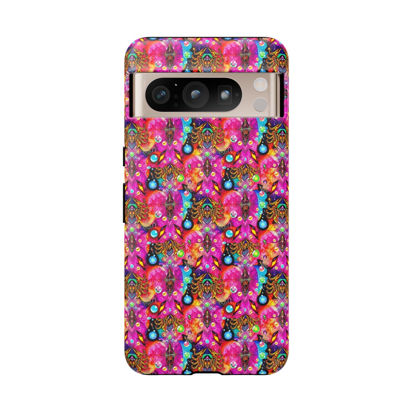 Tough Cases, Scorpio, Zodiac v1, Bubble Pattern