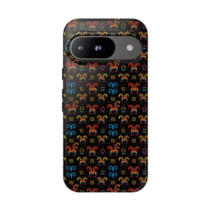 Tough Cases, Aries, Zodiac v1, Metal Pattern