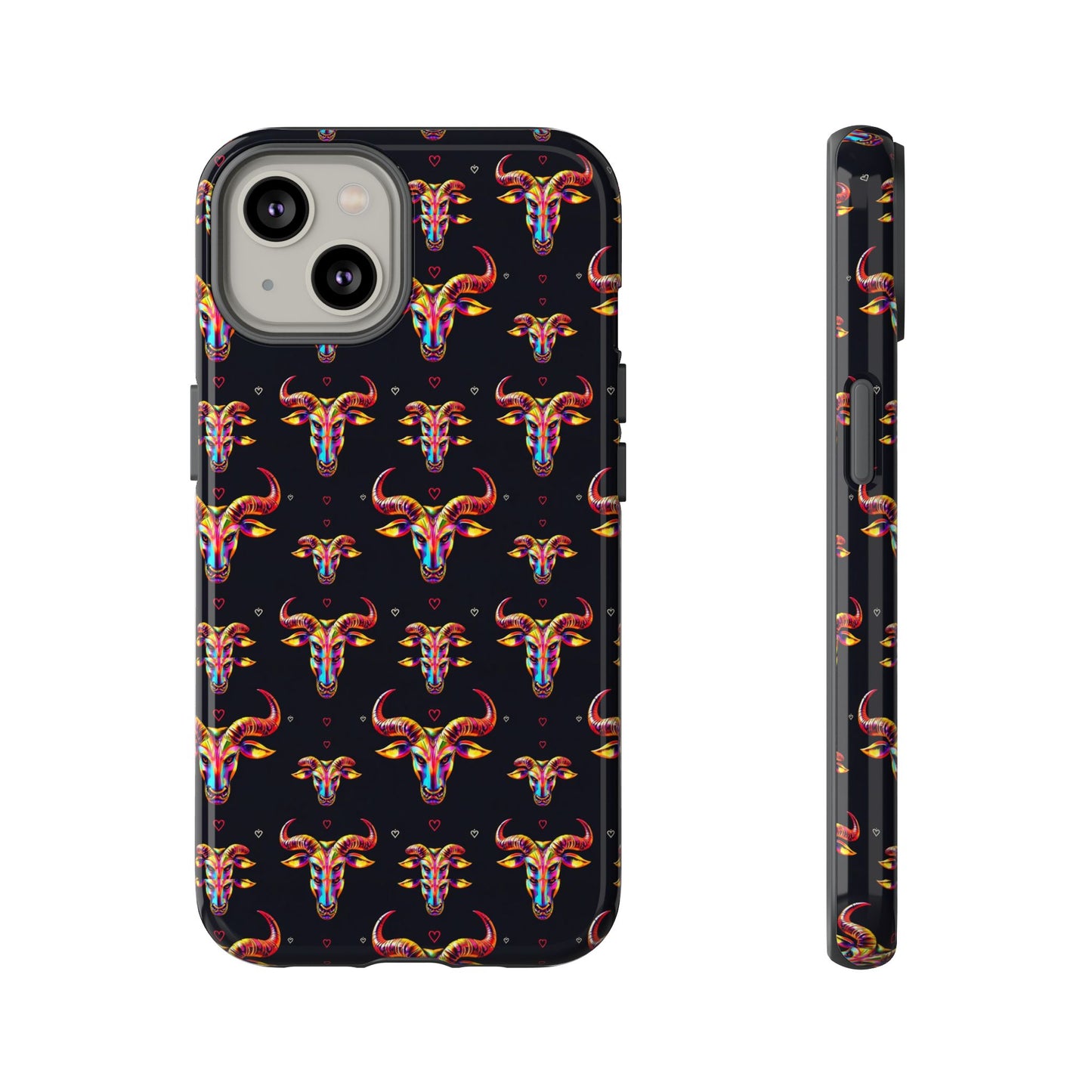Tough Cases, Taurus, Zodiac, Metal Pattern