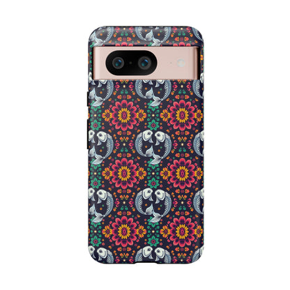 Tough Cases, Pisces, Zodiac v4, Flower Pattern