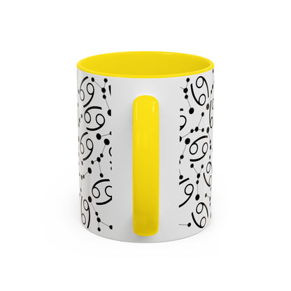 Accent Coffee Mug with the Cancer sign (11, 15oz)