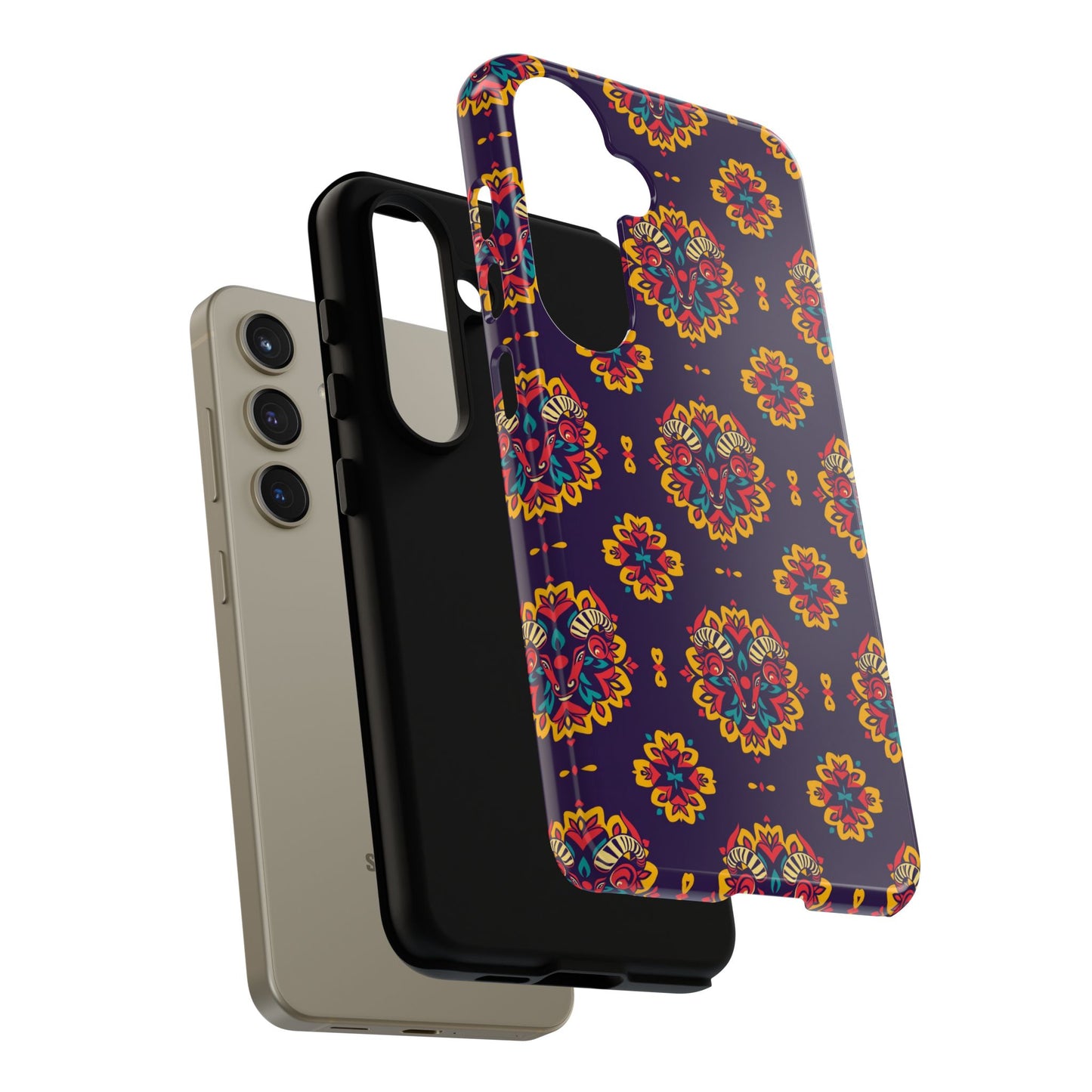 Tough Cases, Taurus, Zodiac, Flower Pattern