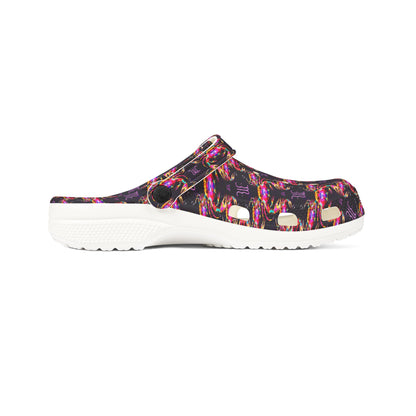 EVA Foam Rubber Shoes, (AOP), Cancer, Zodiac v4, Pattern