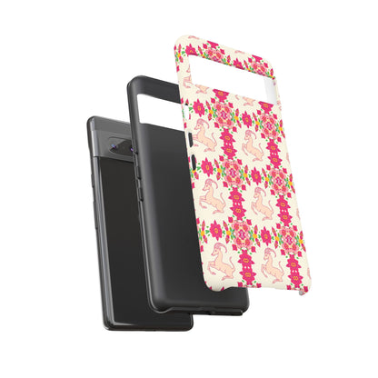 Tough Cases, Capricorn, Zodiac v3, Flower Pattern