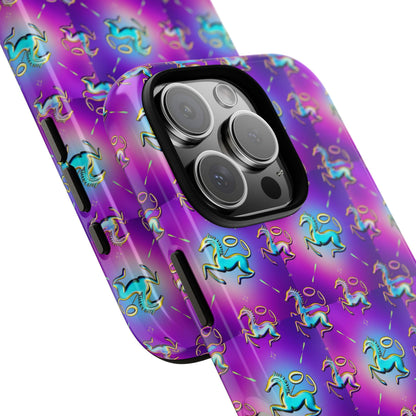Tough Cases, Aquarius, Zodiac, Metal Pattern