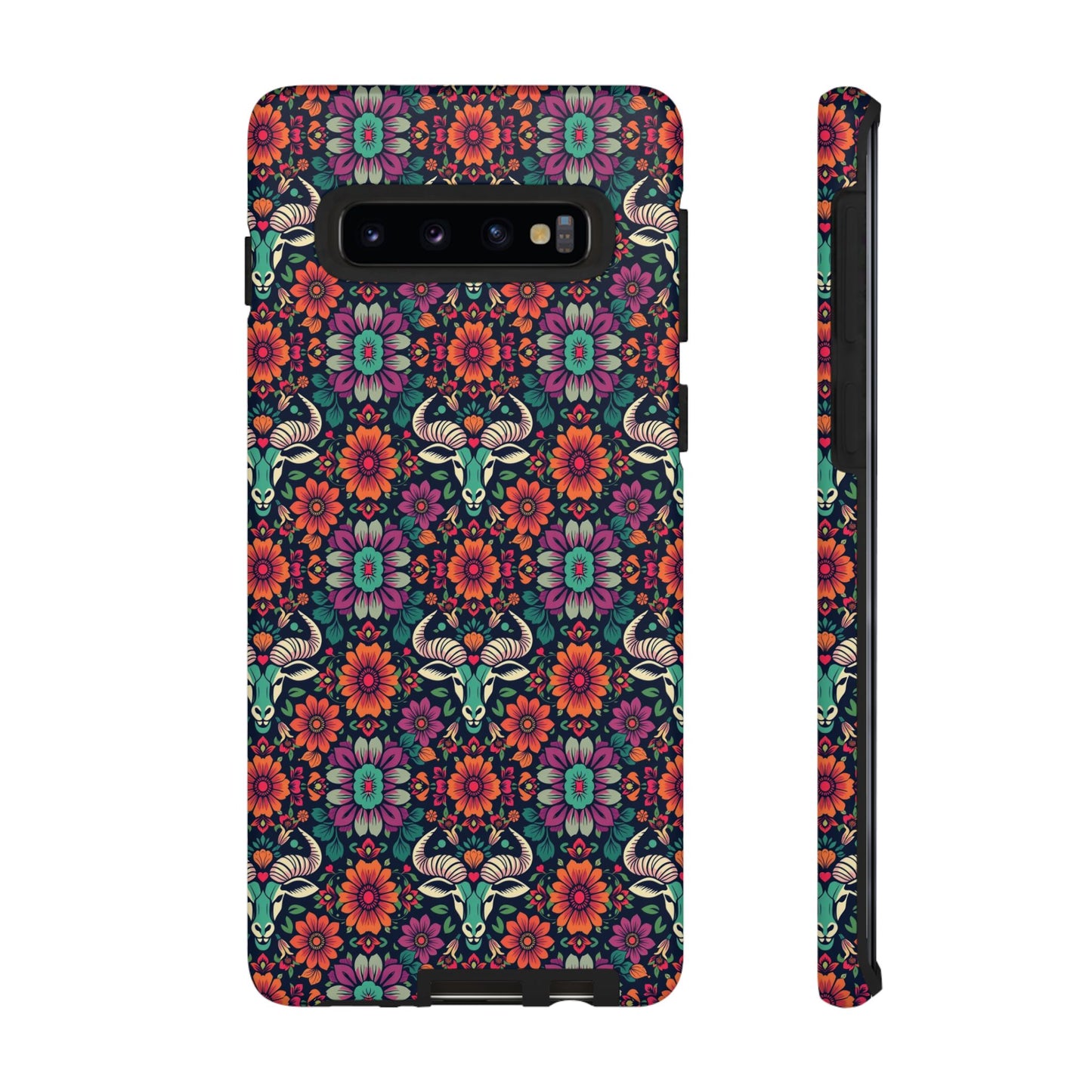 Tough Cases, Taurus, Zodiac v4, Flower Pattern