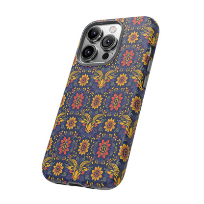 Tough Cases, Taurus, Zodiac v3, Flower Pattern