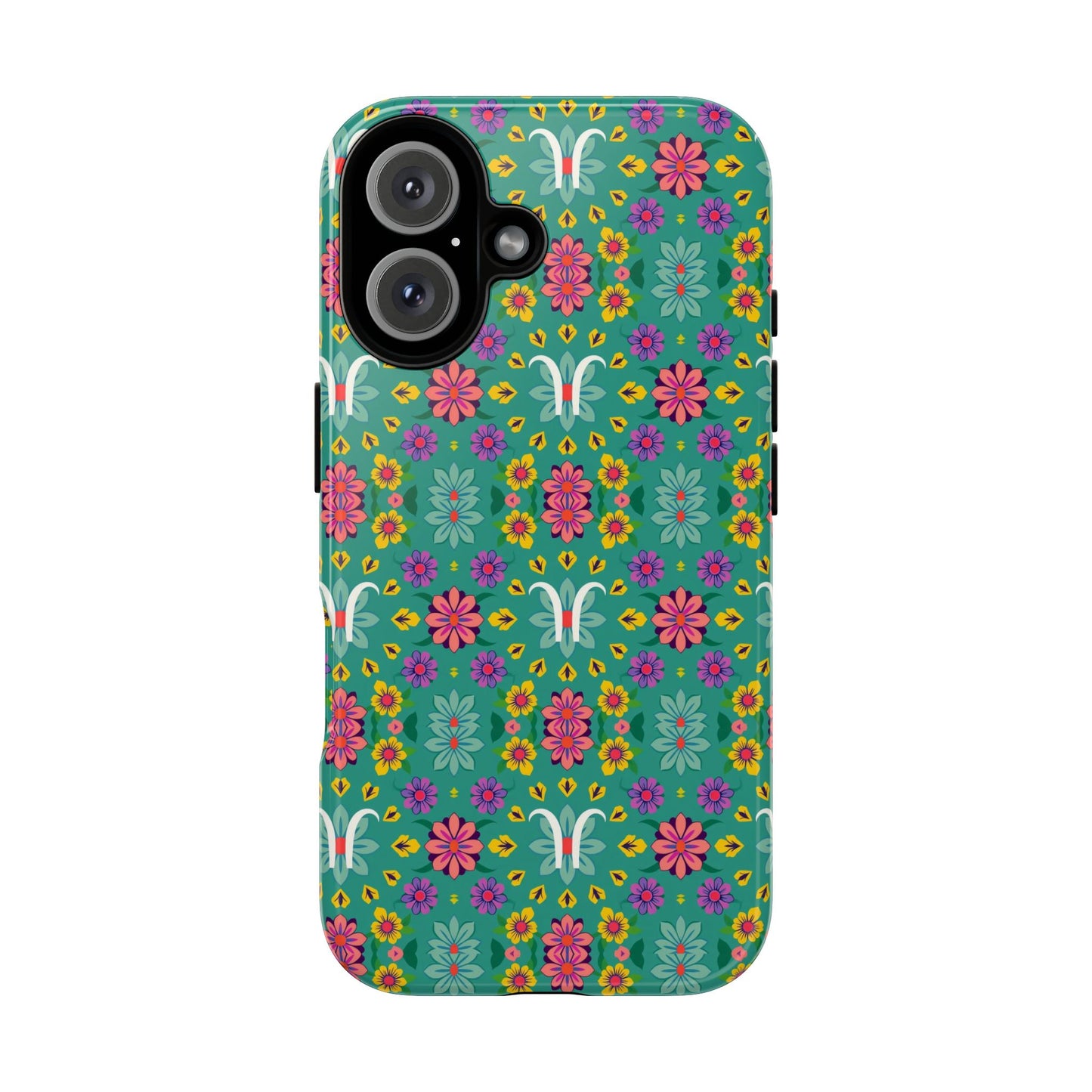 Tough Cases, Aquarius, Zodiac v4, Flower Pattern