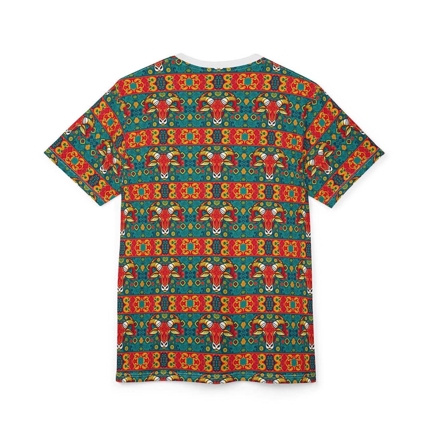 Unisex Cut & Sew T-Shirt, AOP, Taurus, Zodiac, Pattern