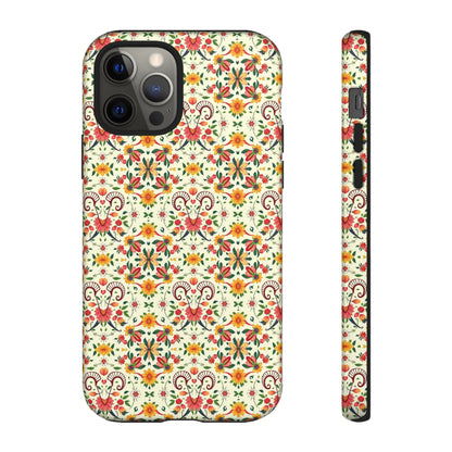 Tough Cases, Aries, Zodiac, Flower Pattern