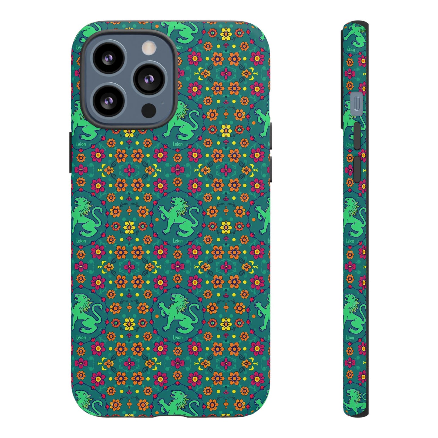 Tough Cases, Leo, Zodiac v3, Flower Pattern