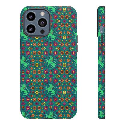 Tough Cases, Leo, Zodiac v3, Flower Pattern