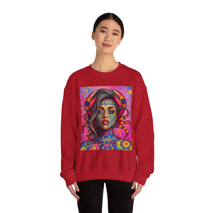 Unisex Heavy Blend™ Crewneck Sweatshirt, Cancer, Zodiac, Sexy Pattern