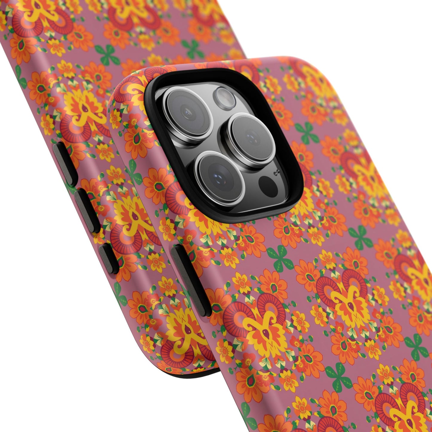 Tough Cases, Aries, Zodiac v1, Flower Pattern