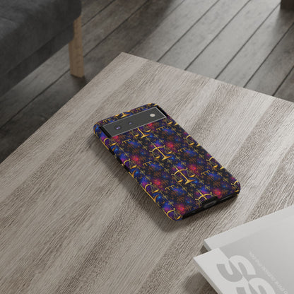 Tough Cases, Libra, Zodiac v2, Metal Pattern