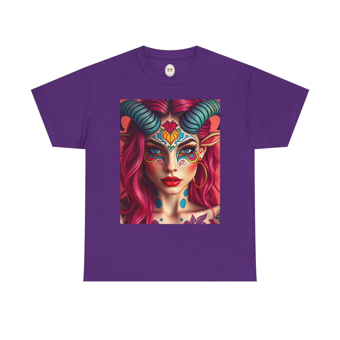 Unisex Heavy Cotton T-Shirt, Taurus, Zodiac, Sexy Art