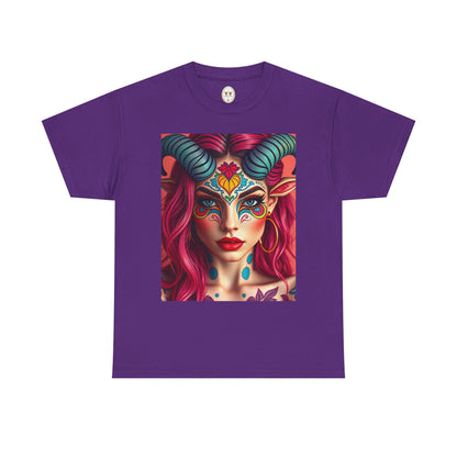Unisex Heavy Cotton T-Shirt, Taurus, Zodiac, Sexy Art