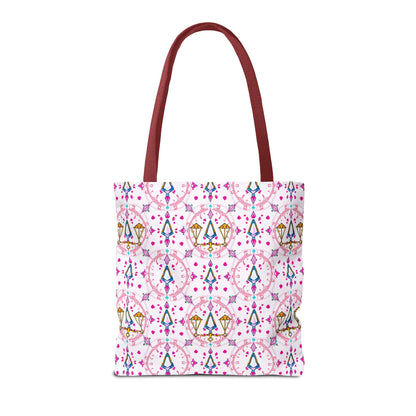 Tote Bag (AOP), Libra, Zodiac, Jewel Pattern