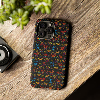 Tough Cases, Aries, Zodiac v1, Metal Pattern