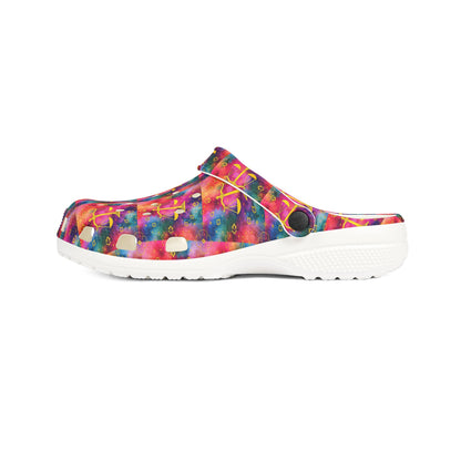 EVA Foam Rubber Shoes, (AOP), Libra, Zodiac v4, Pattern